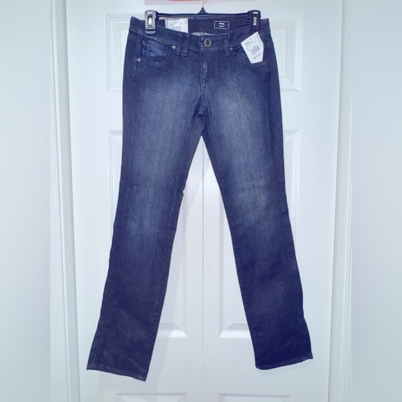 Volcom static straight 7” Low rise women’s jeans size 27/5jr. NWT - Picture 1 of 12